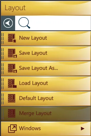 Menu-Layout