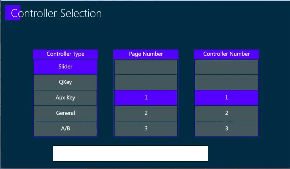 Controller-Selection