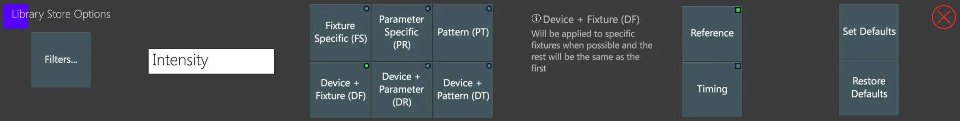 Library-Store-Options