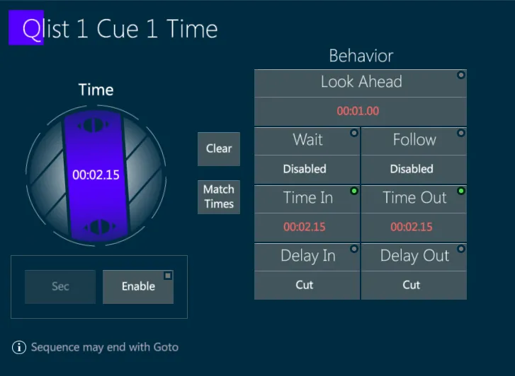 Cue-Time