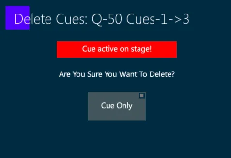 Delete-Cue