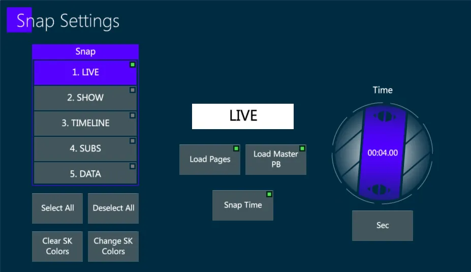 Snap-Settings