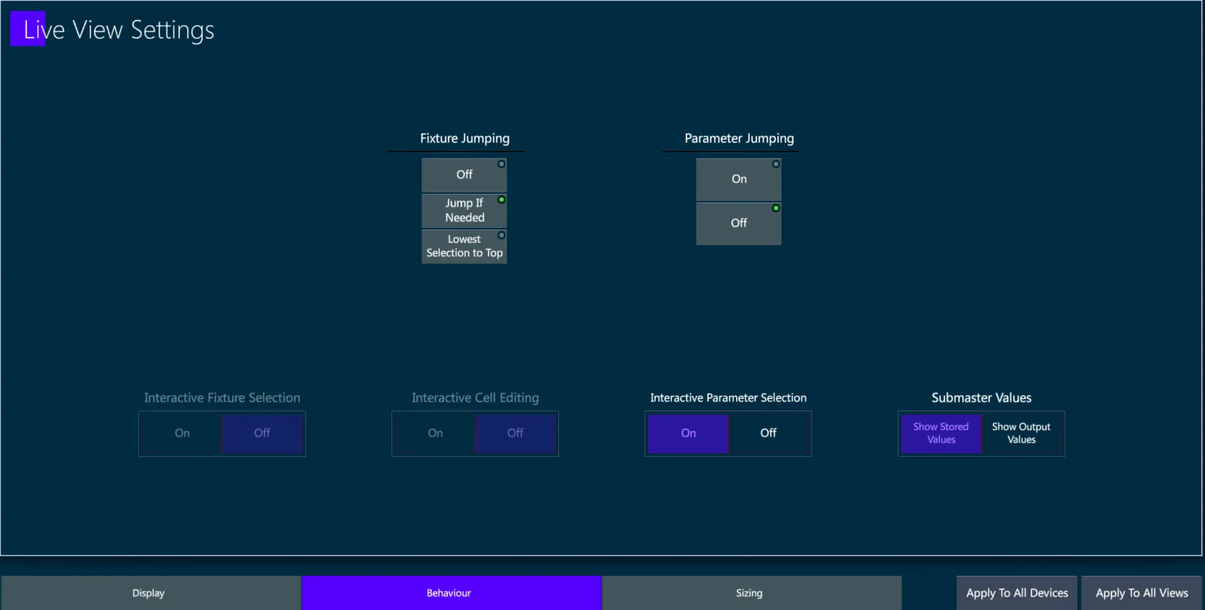 Live-View-Behavior