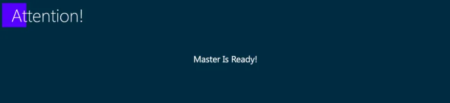 Master-Ready