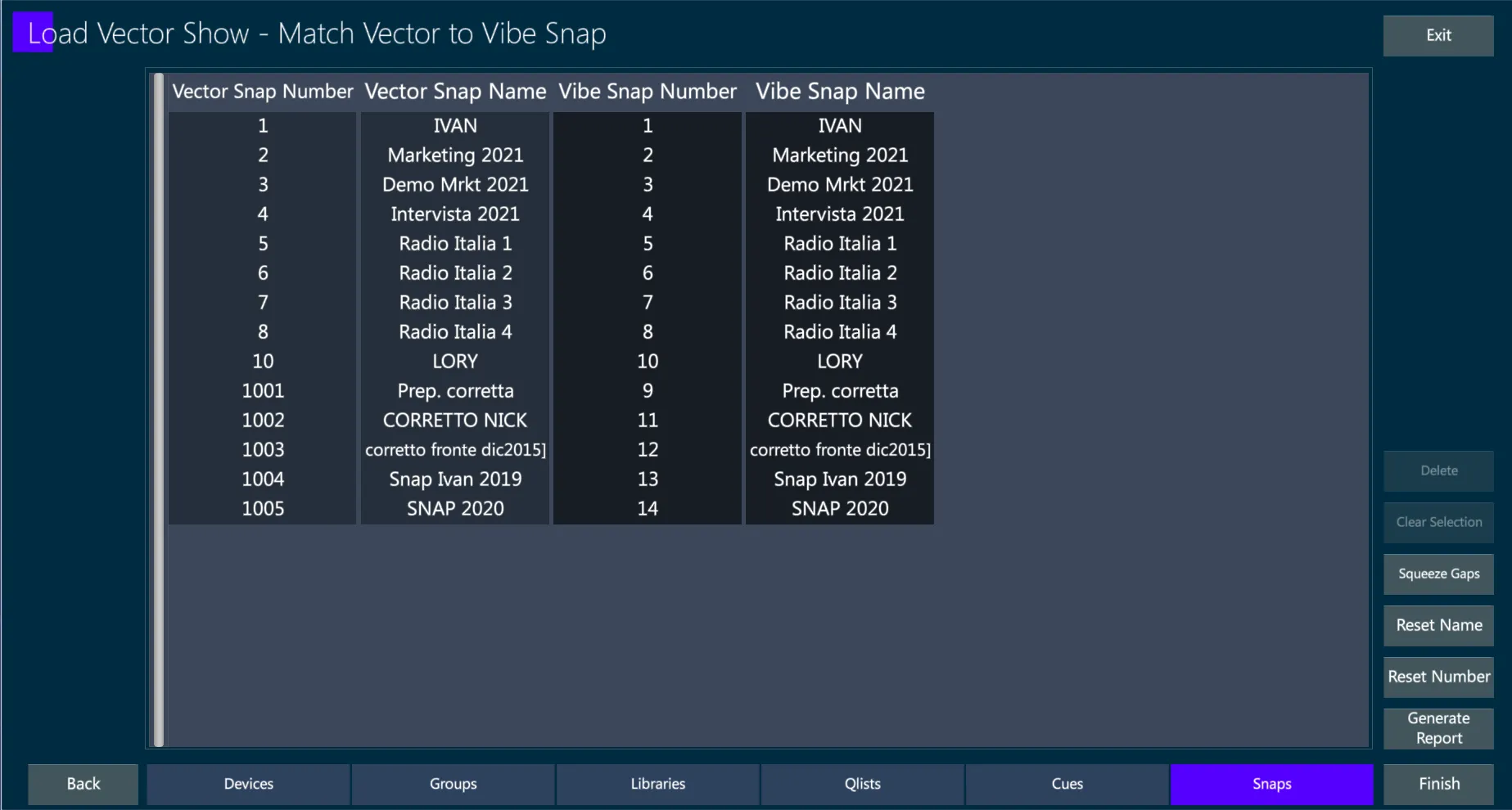 Load-Vector-Snap