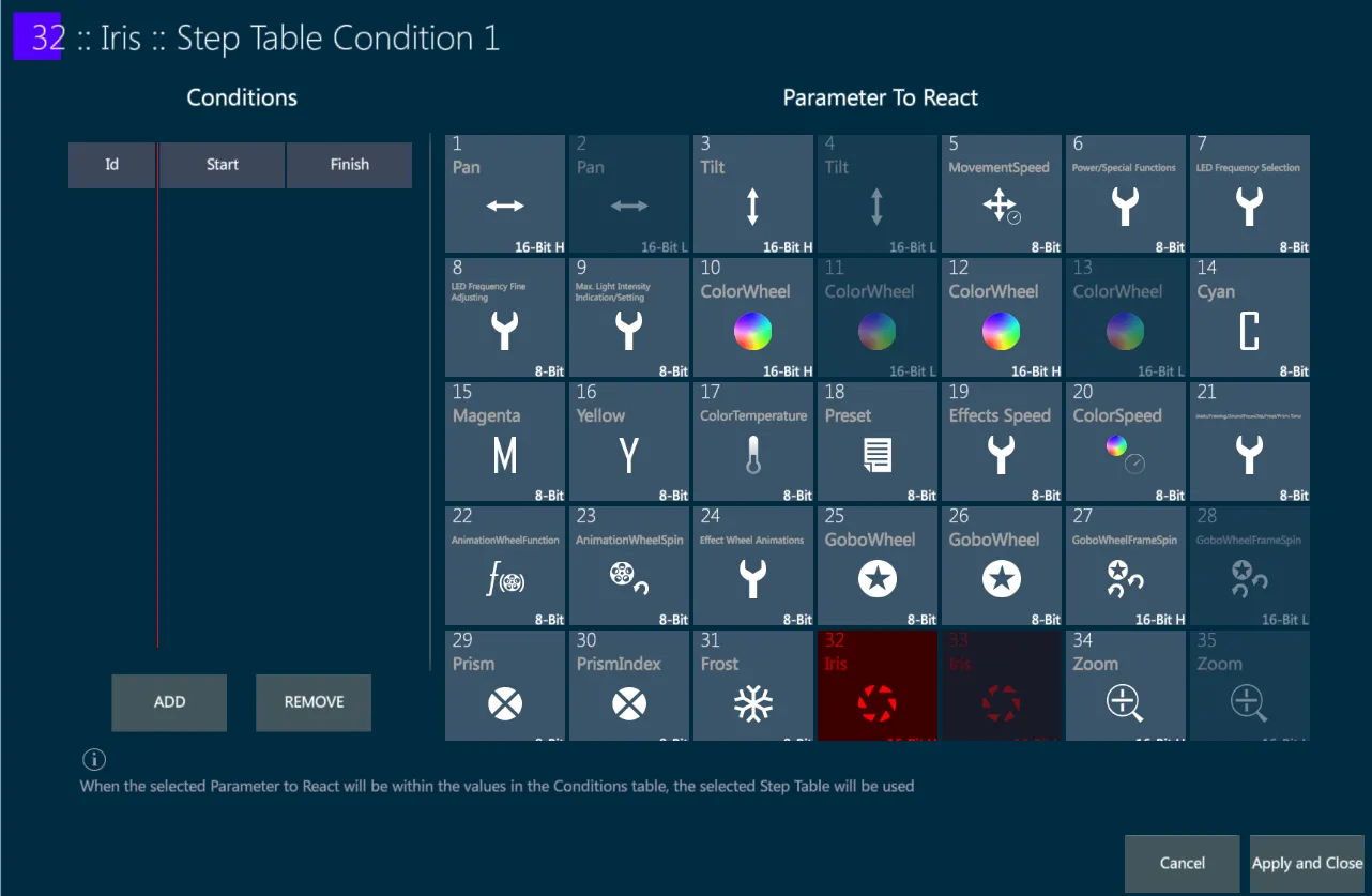 FB-Edit-Param-Step-Table