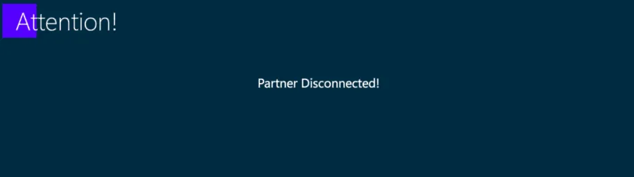 18.1-Partner-Disconnected